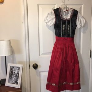 German themed embroidered child’s dress